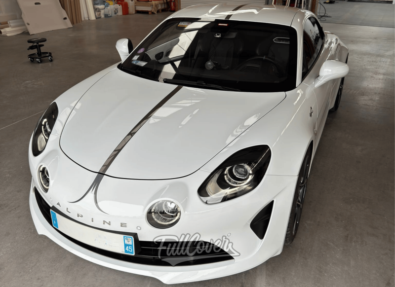 Personnalisation Alpine avec film 3M Gloss Flip Psychedelic près de Saint-Pryvé-Saint-Mesmin