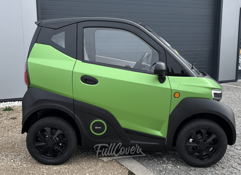 Covering total Nissan Silence avec film Suprême Apple Green Mat Metallic Avery Dennison près de Saint-Pryvé-Saint-Mesmin