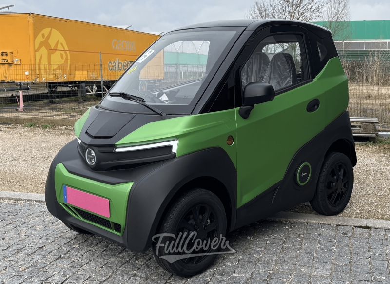 Covering total Nissan Silence avec film Suprême Apple Green Mat Metallic Avery Dennison près de Saint-Pryvé-Saint-Mesmin