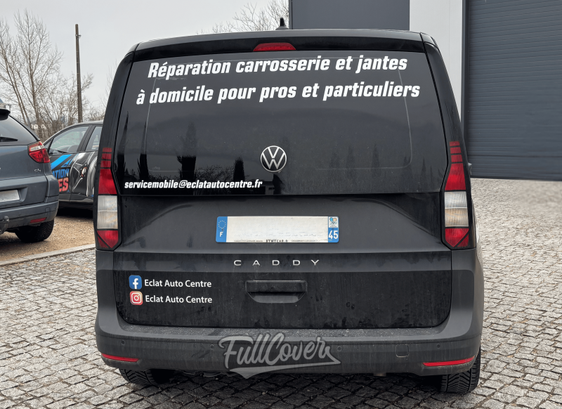 Deuxième collaboration réussie avec Éclat Auto Centre : flocage complet de leur camion utilitaire à Orléans