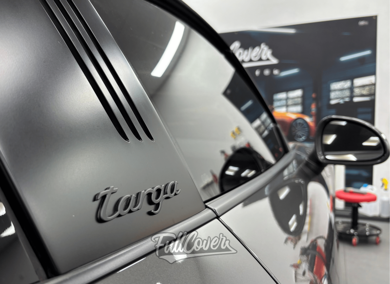 Protection et teinte des vitrages : PPF teinté sur Porsche Targa dans le Loiret