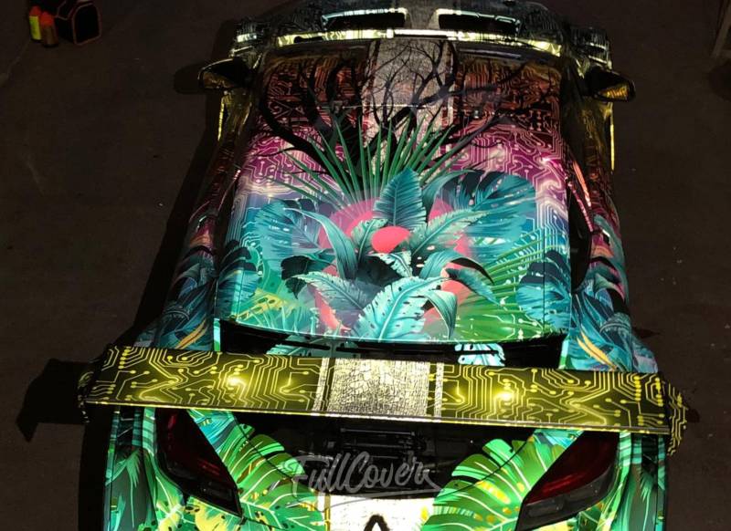 Mégane Trophy V6 vue du dessus