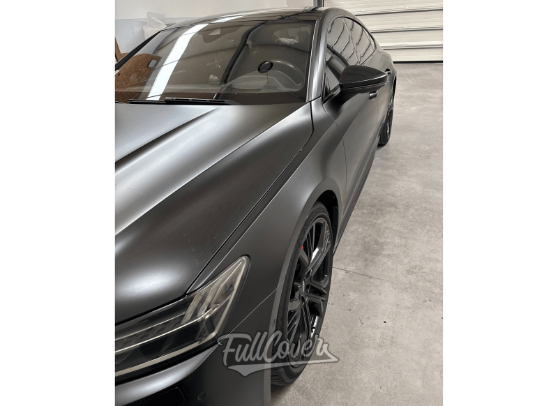 Dépose et repose de covering noir sur Audi A7 côté conducteur avec film Arlon dans le Loiret