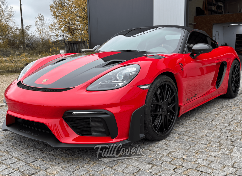 PPF intégral haute performance pour Porsche 718 Spyder RS dans le Loiret