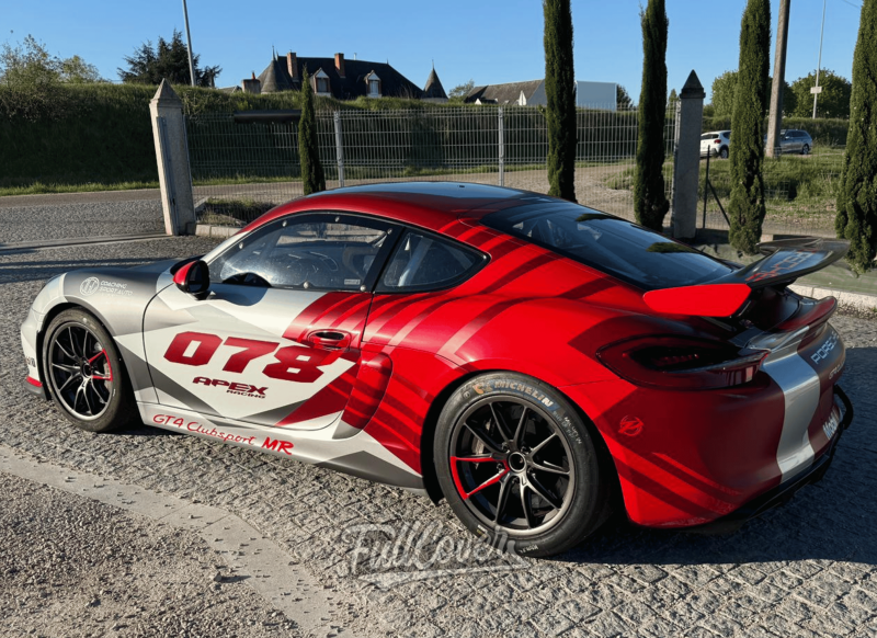 Covering complet et protection PPF sur cette Porsche sportive : une préparation sur mesure signée FullCover